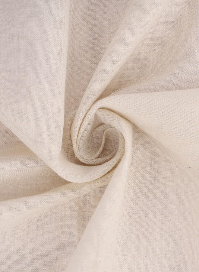 Bless International Premium Cotton Cheese Cloth Ultra Dense Butter Muslin For Straining Nut Milk Crafts & More 20x20 Inch 2 Hemmed Edges Grade 100 XL Unbleached & Reusable Off White - Image 2