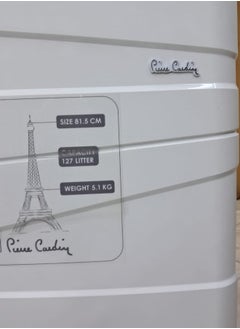 pierre cardin Pierre Cardin UNBREAKABLE Luggage Zurich Collection Suitcase For Travel, International Lock, ANTI Theft Double Zipper luggage Large (White)  - Image 5