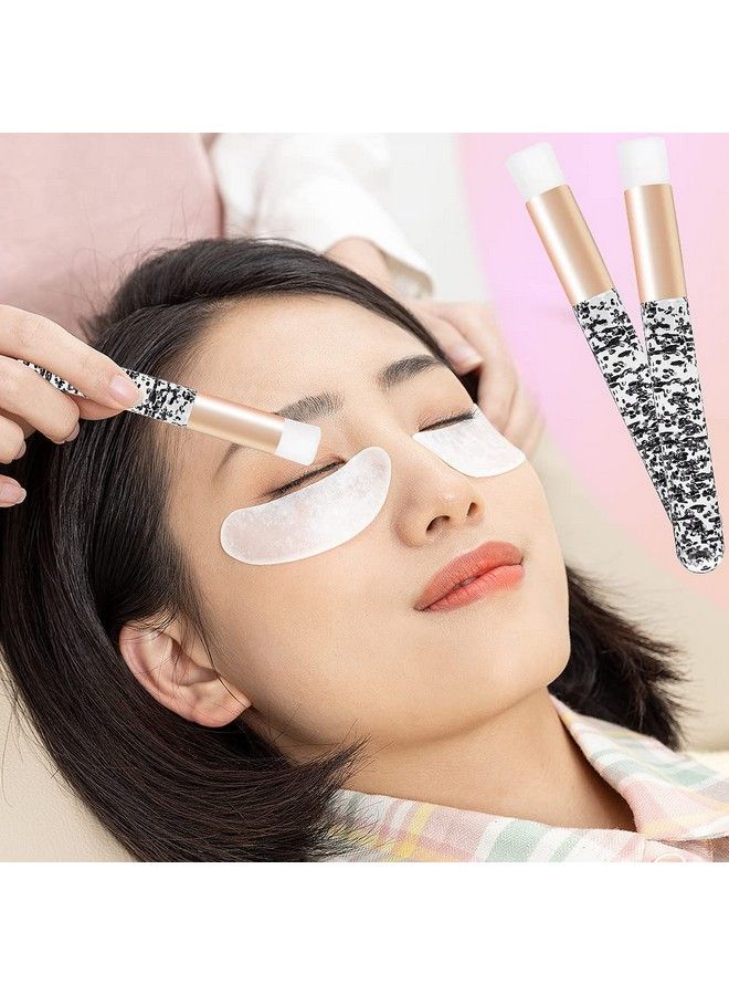 Mekupeu Plastic Satety Lash Cleaning Tatoo Wash Bottles 2Pcs Peel Off Blackhead Brushnose Pore Deep Cleaning Brush Facial Cleansing Brushes (Black Bottle+Crystal Black Nose Brush) - Image 5