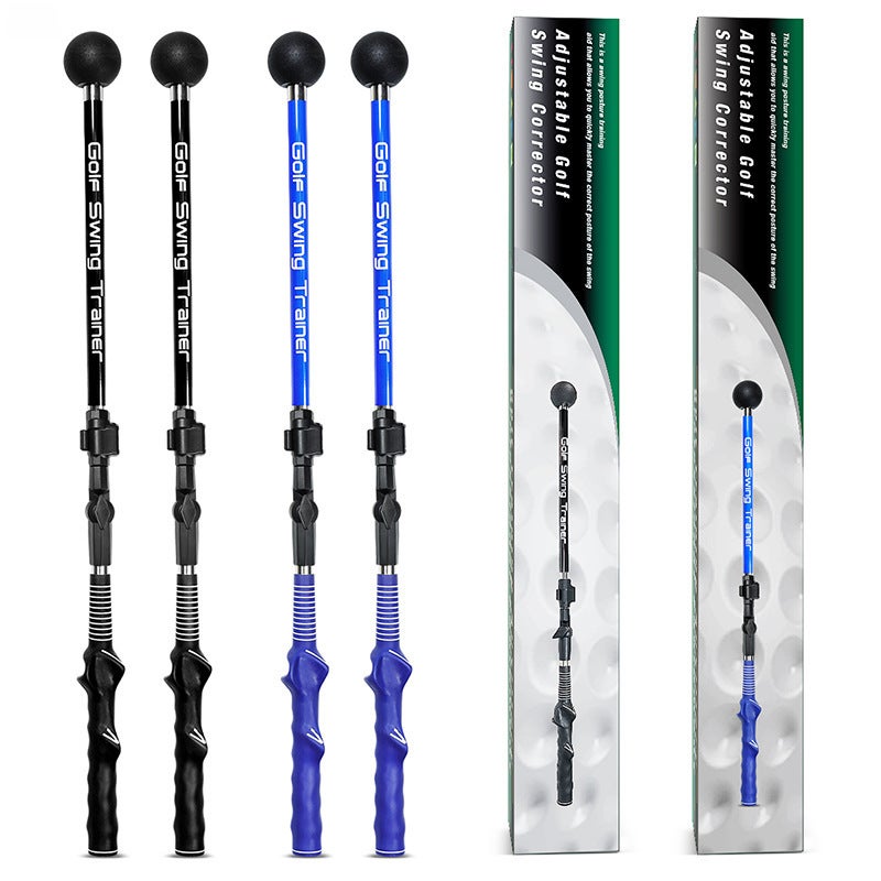 Generic Compact Golf Swing Trainer for Indoor/Outdoor Black