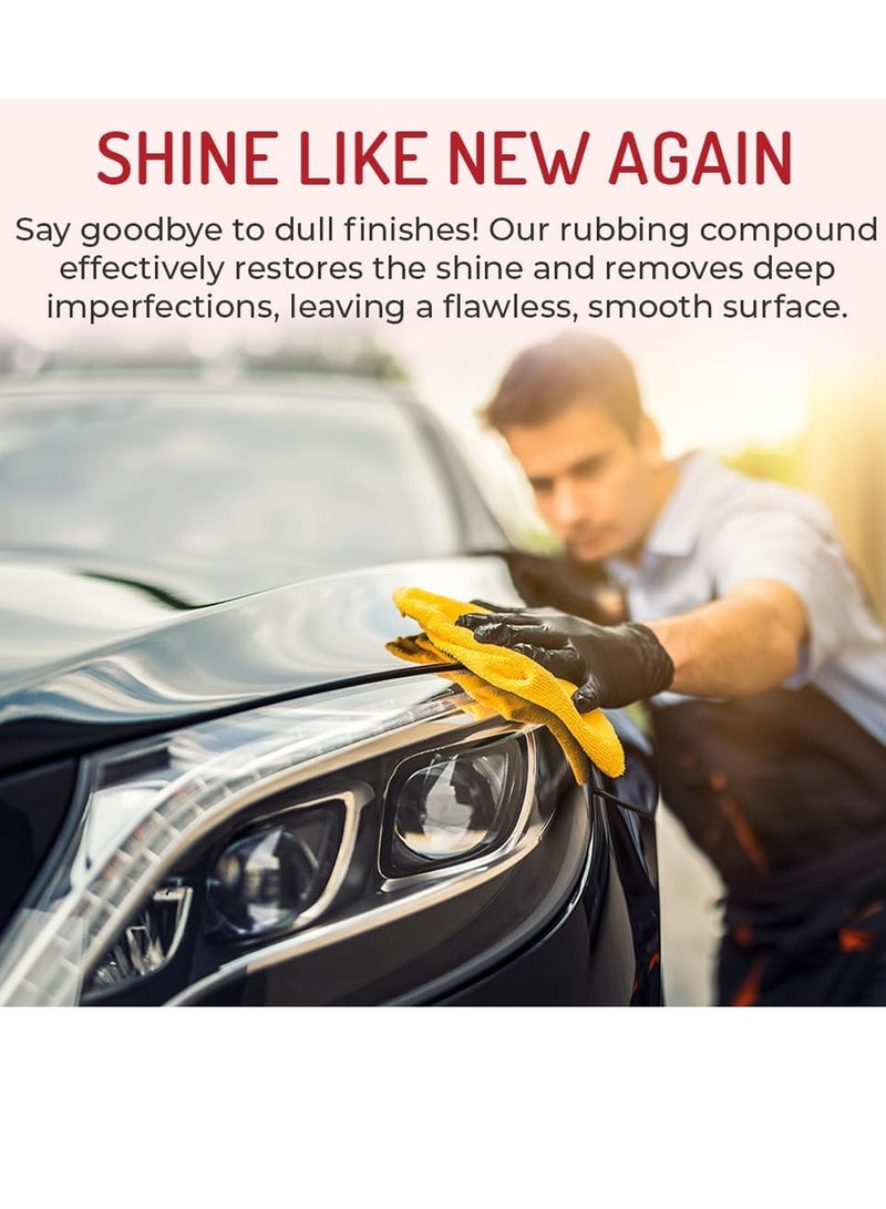 تونتي تونتي مركب فرك TWENTY TWENTY 900 جرام × 4 قطع - منظف قوي للسيارات والدراجات النارية - يزيل الخدوش وعلامات الدوامات والأكسدة وعيوب الطلاء - يعيد الطلاء الباهت، لمسة نهائية ناعمة، مظهر لامع - للاستخدام اليدوي والآلي - منخفض الغبار، خالٍ من السيليكون - Image 2