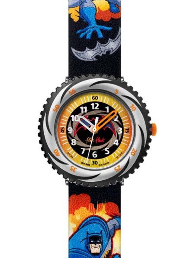Flik Flak Kids Unisex Batman The Brave And The Bold Quartz Movement Water Resistant Wrist Watch - 25 Mm - Image 1
