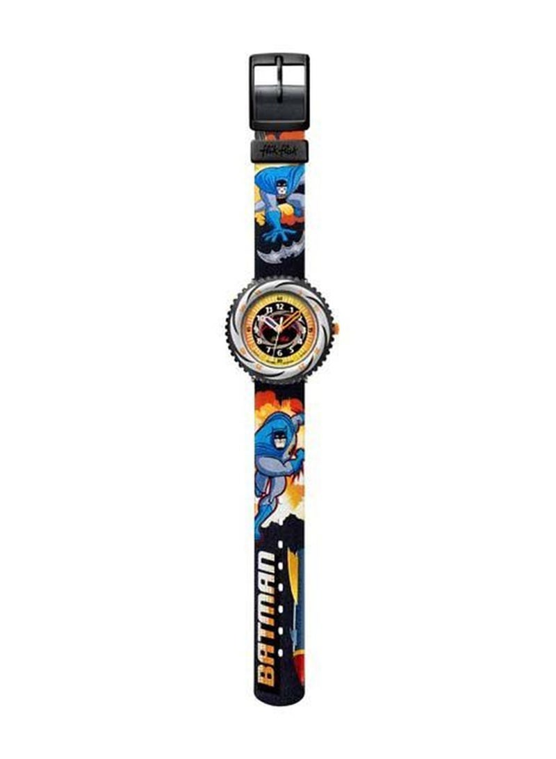 Flik Flak Kids Unisex Batman The Brave And The Bold Quartz Movement Water Resistant Wrist Watch - 25 Mm - Image 2
