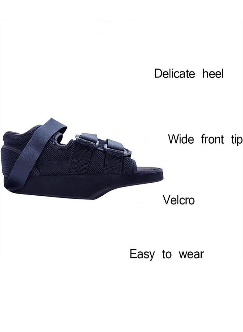 Aikanbo Post-op Shoes for Broken Toe, Walking Toe Weight Bearing Shoe with Adjustable Straps, Reduce Pain, for Broken Toe/Foot Fracture To Offload Weight In Forefoot Region  - Image 4