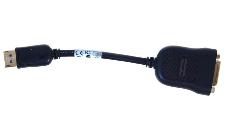 Foxconn KX 2905 Display Port Male to DVI Female Adapter Cable, 20 Centimeters -Black, DisplayPort - Image 2