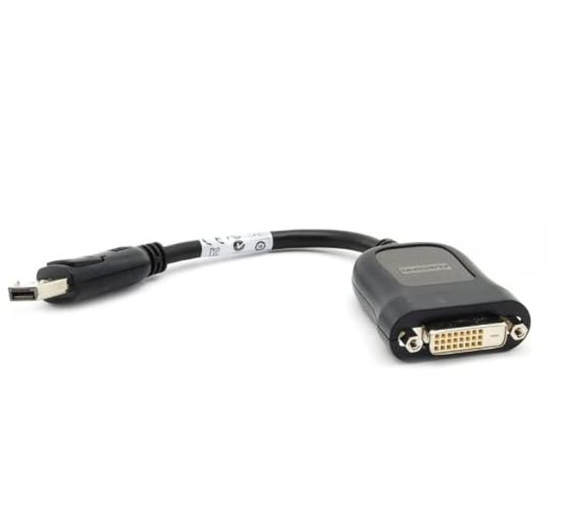 Foxconn KX 2905 Display Port Male to DVI Female Adapter Cable, 20 Centimeters -Black, DisplayPort - Image 1
