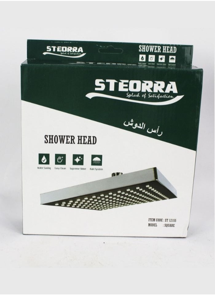 Generic - Steorra Square Rain Shower Head - Water Saving, Easy Clean, Supreme Shine - Image 1