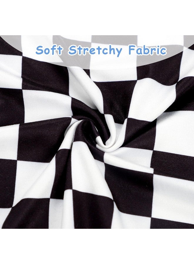 TANOFAR Car Seat Cover for Baby, Multi-Use Cover Carseat Canopy, High Stretchy & Breathable Infant Carseat Cover, Shower Gifts for Unisex Boys and Girls (Black Checkered) - Image 3