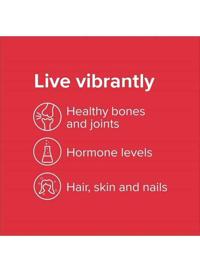 Vibrant Health , Super Natural Boron, Vegetarian Support for Joint and Bone Health, 60 Capsules - Image 4