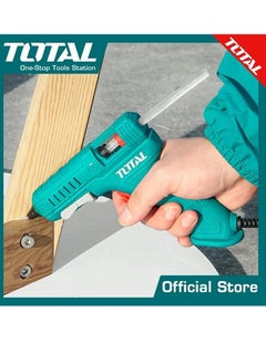TOTAL TOTAL 16W Hot Glue Gun – 220-240V, 5-8g/min Gluing Capacity, Includes 2 Glue Sticks, 7mm Diameter – Perfect for Crafting, DIY, and Home Repairs  - Image 2