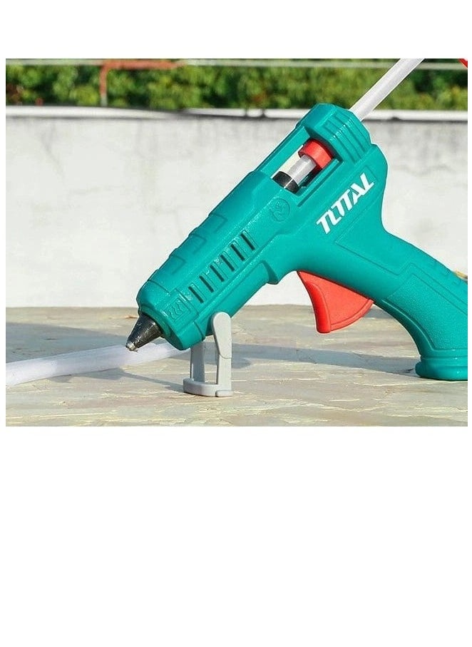 TOTAL TOTAL 16W Hot Glue Gun – 220-240V, 5-8g/min Gluing Capacity, Includes 2 Glue Sticks, 7mm Diameter – Perfect for Crafting, DIY, and Home Repairs  - Image 3