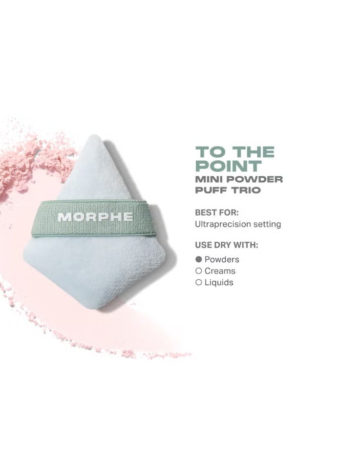 Morphe To The Point Mini Powder Puff Trio - Image 4