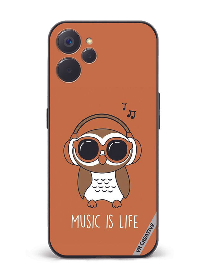 VR CREATIVE Protective Case Cover For Realme 10 5G Music Is Life Design Multicolour - Image 1