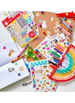 American Greetings American Greetings Stickers for Kids, Assorted Shapes, Animals and Smiley Faces (599 Stickers)  - Image 5