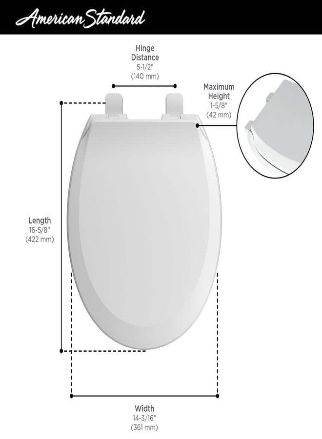 American Standard Cadet Slow-Close Round Front Toilet Seat - Image 5