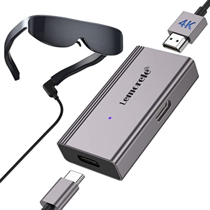 محول HDMI إلى USB C 4K@60HZ، محول HDMI إلى النوع C، متوافق مع RayNeo، XREAL Air، Rokid Air، Thunderbird AR، GRAWOOA، قاعدة التبديل، قاعدة Steam Deck، PS4، PS5، Xbox - Image 2