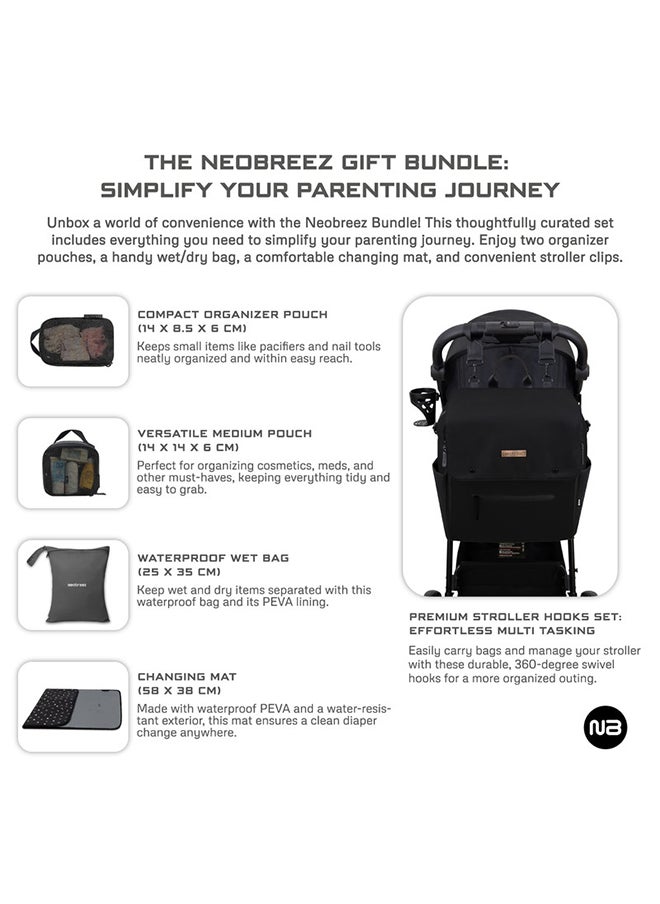 neobreez NIXE Multifunctional Diaper Nappy Bag with Changing Mat|Water-Resistant Travel Backpack|Wet Dry Bag, Organizer Pouches|Trolley Sleeve|Insulated Pockets|Multi-Carry Unisex Diaper Messenger Bag  - Image 2