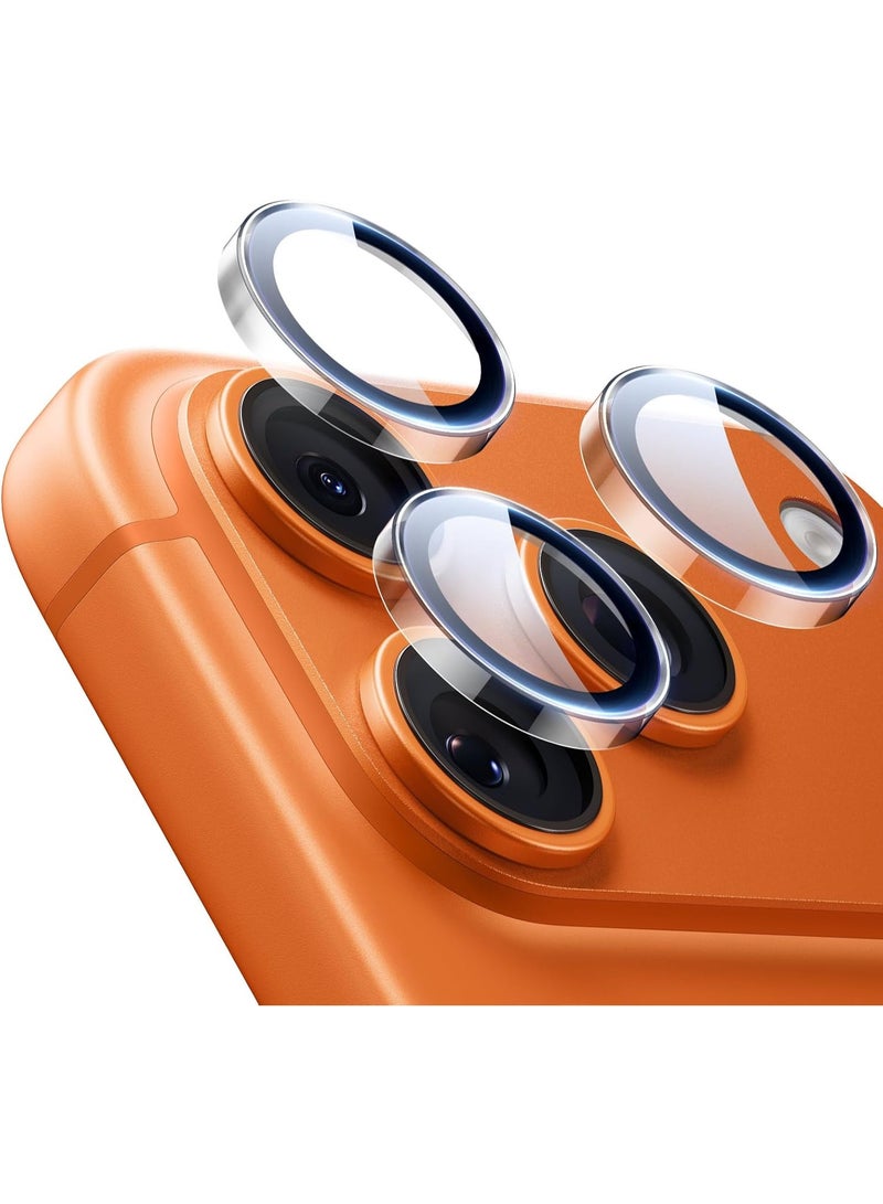 ACLIX Camera Lens Protector for iPhone 17 Pro Max, Single Rings Cover 9H Hardness Tempered Glass, Easy Installation Tray, HD Clear | Clear - Image 1