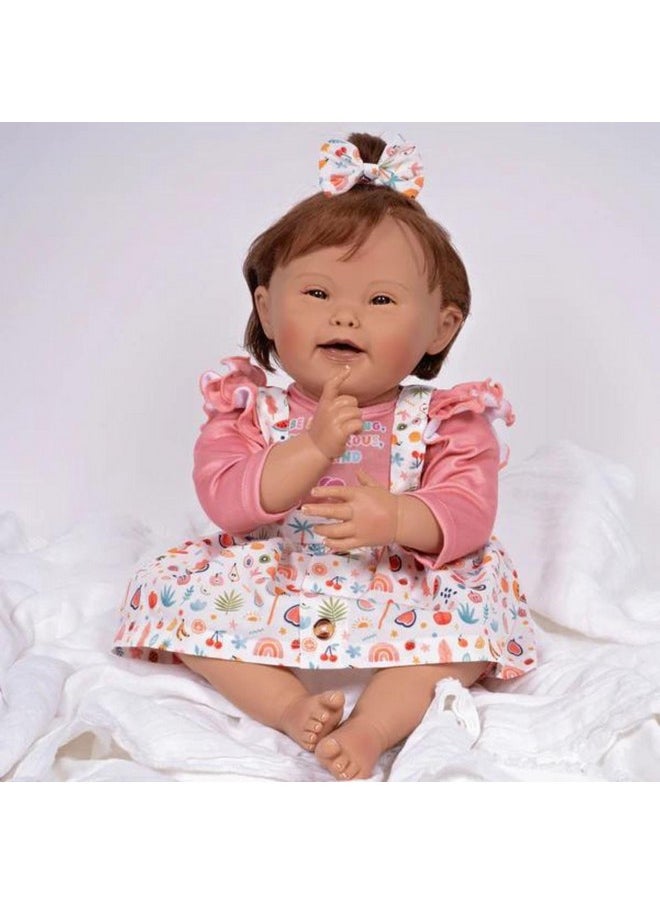 Paradise Galleries ® Realistic Baby Girl Doll For Down Syndrome Awareness, Lauren Faith Jaimes - Sculptor And Artist Designer Doll Collection, 21" Doll, Special Birthday Gift, Ages 3+ - Baby Gigi  - Image 3