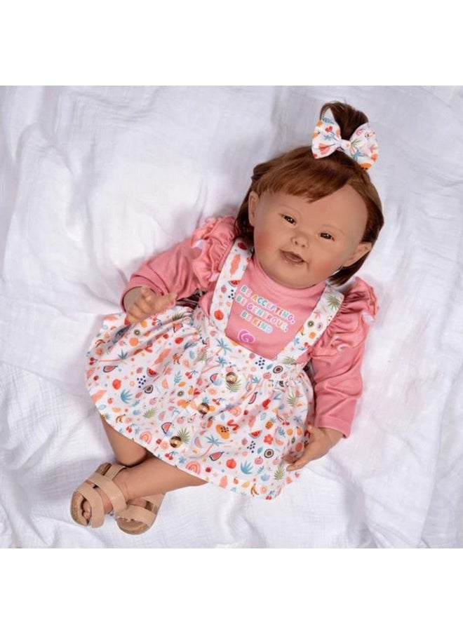 Paradise Galleries ® Realistic Baby Girl Doll For Down Syndrome Awareness, Lauren Faith Jaimes - Sculptor And Artist Designer Doll Collection, 21" Doll, Special Birthday Gift, Ages 3+ - Baby Gigi  - Image 2