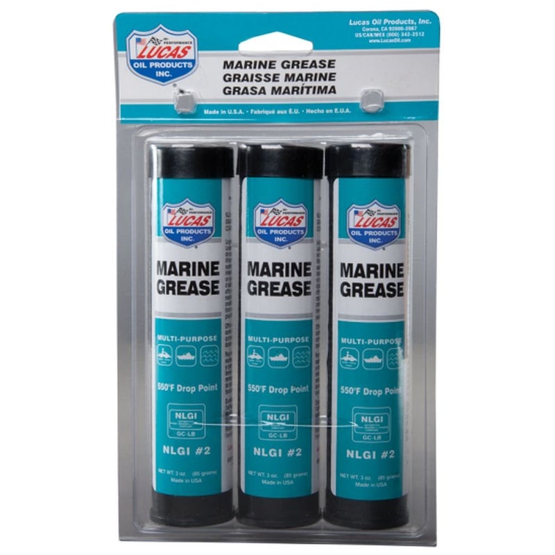 Lucas Oil 10682 Marine Grease 3 Ounce Combo Pack - Image 1