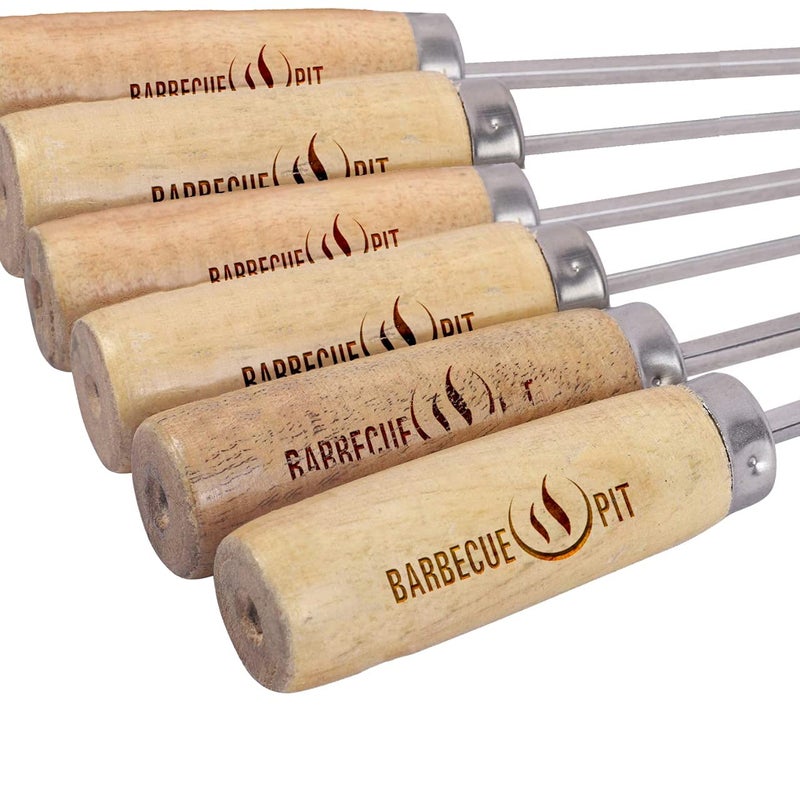 BARBECUE PIT 24 inch Skewer Square Skewers 304 Stainless Steel for Tandoor, Kebab Sticks for Grilling, Seekh Kabab, Tikka, Barbeque - Durable, Easy-to-Clean, Perfect for BBQ Parties (6pcs) - Image 4
