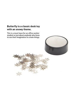 PowerTRC Toy Magnetic Desktop Sculpture (Snowflakes) ; Mini Magnetic Art Decoration For Desktop ; Fun Stress Relief Office Gift  - Image 3