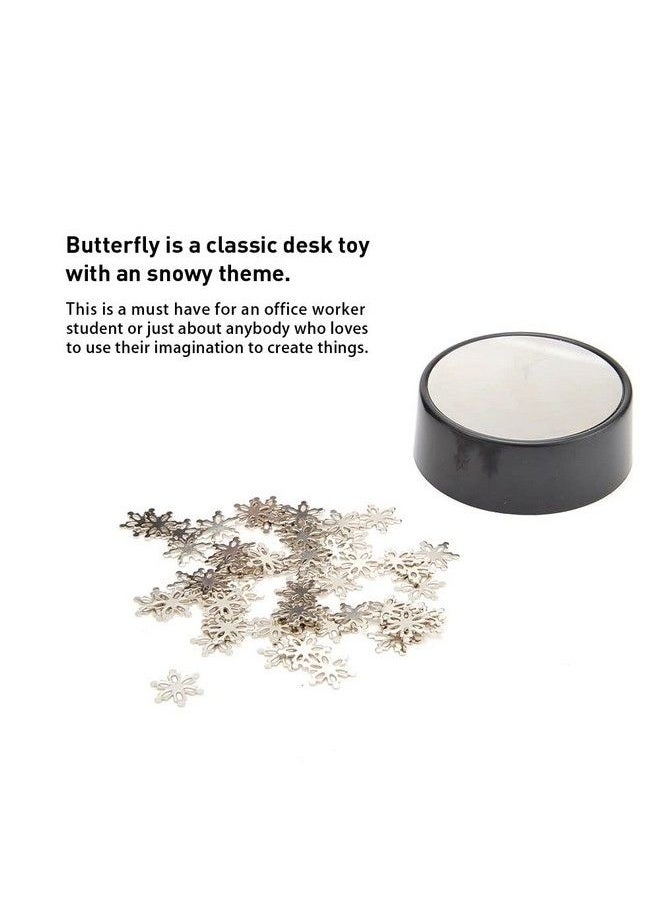 PowerTRC Toy Magnetic Desktop Sculpture (Snowflakes) ; Mini Magnetic Art Decoration For Desktop ; Fun Stress Relief Office Gift  - Image 3