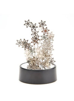 PowerTRC Toy Magnetic Desktop Sculpture (Snowflakes) ; Mini Magnetic Art Decoration For Desktop ; Fun Stress Relief Office Gift  - Image 1