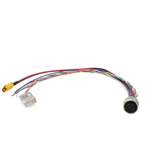 HangTon Ethernet Power Debugging Cable for DJI Livox Mid360 Mid70 Avia LiDAR Sensor 1 to 3 Splitter M12 Aviation 12Pin RJ45 XT30 Flying Leads 50cm - Image 1