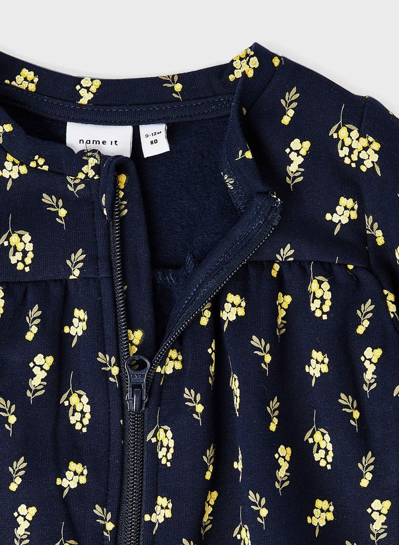 NAME IT Kids Floral Print Cardigan  - Image 3