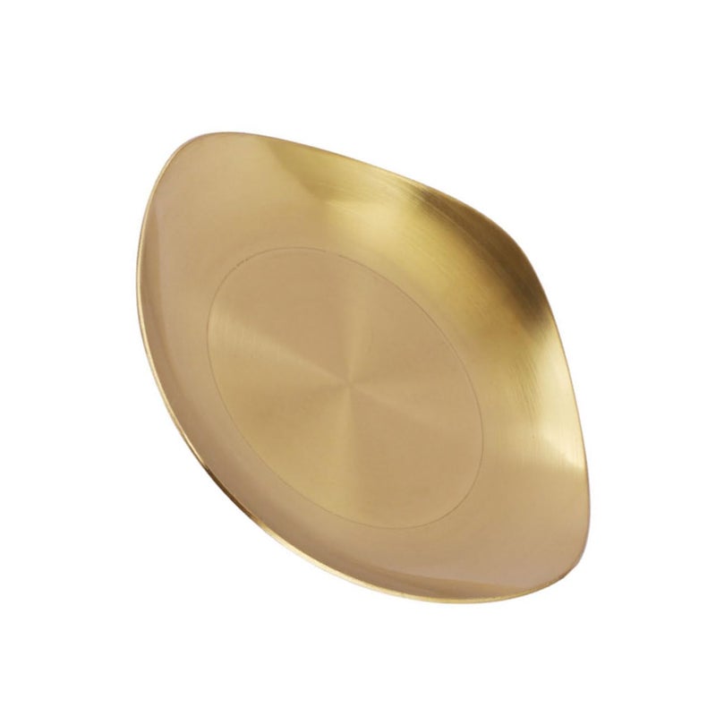 Stainless Steel Appetizer Serving Plate For Sauces Dips Condiments 10 5X10 5X2CM Size - Image 2