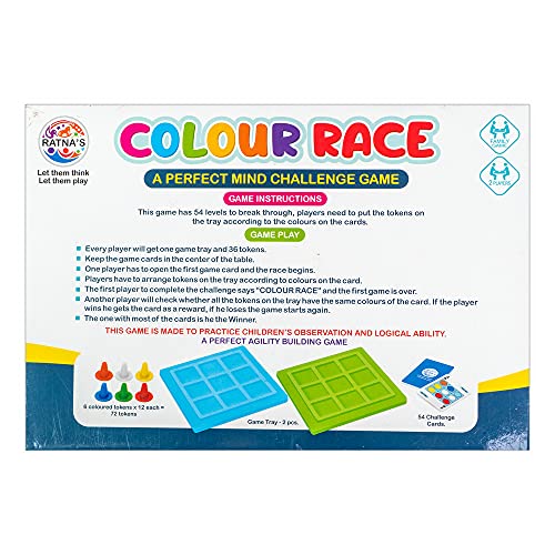 RATNA'S Colour Race. A Perfect Mind Challenge Game, Kid - Image 5