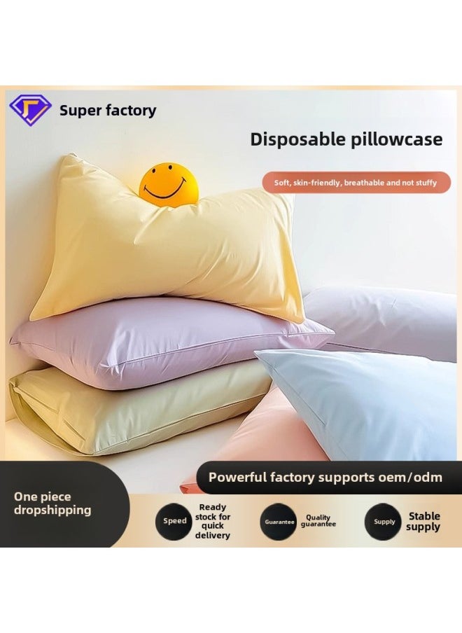 Generic Disposable Pillowcase Bed Sheet Winter Thickened Household Hotel Supplies Increased Travel Special Business Suit-Color:Disposable Pillowcases  - Image 2