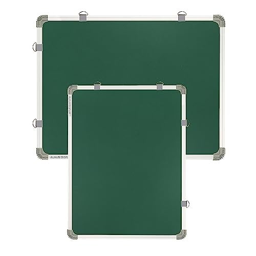Aurum display Melamine Non-Magnetic 2 in 1 Whiteboard and Chalkboard (2 X 2 Feet) for Office, Home & School(60X60Cm)(Pack of 1) - Image 3
