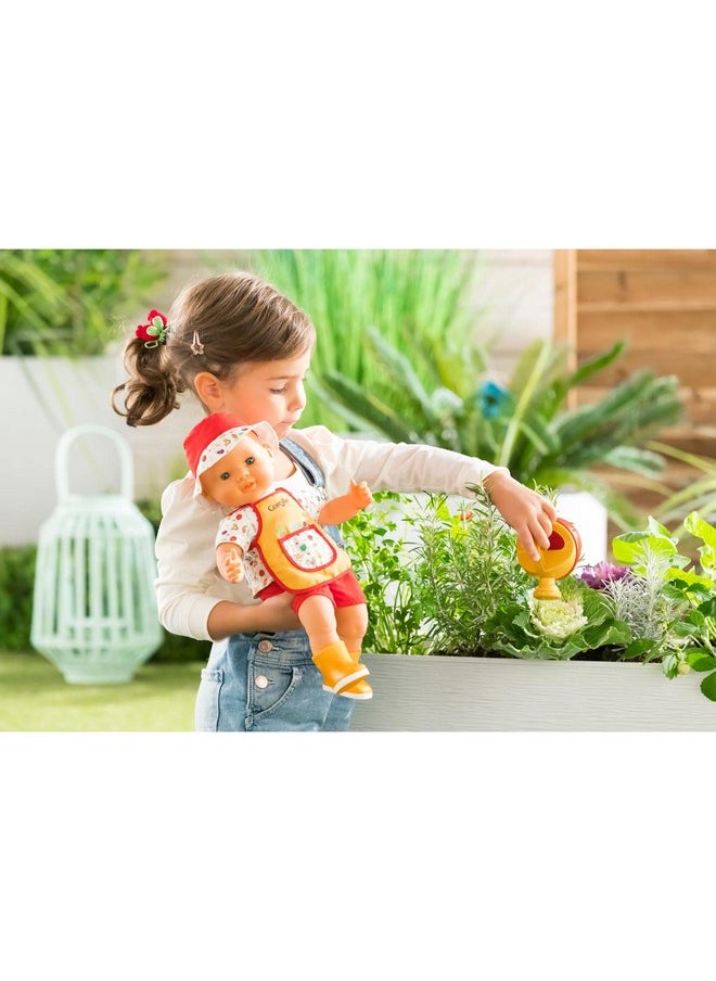 Corolle Corolle Charly The Vegetable Party Set - 14" Baby Doll with Watering Can, Gardening Smock and Boots, for Ages 2 Years and up  - Image 5