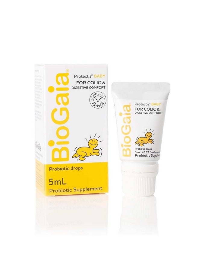 BioGaia BioGaia Protectis Baby Digestive Health Probiotic Supplement Drops - 5ml, Pack of 4 - Image 1