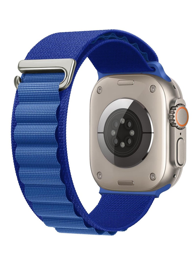 Generic - Trail/Alpine Loop Nylon Band Compatible with Apple Watch Ultra 2/Ultra Band 49mm 45mm 44mm 42mm, Adjustable with Metal C-Hook Strap for iWatch Ultra Series 9/8/7/6/5/4/3/2/1/SE2/SE - Image 1