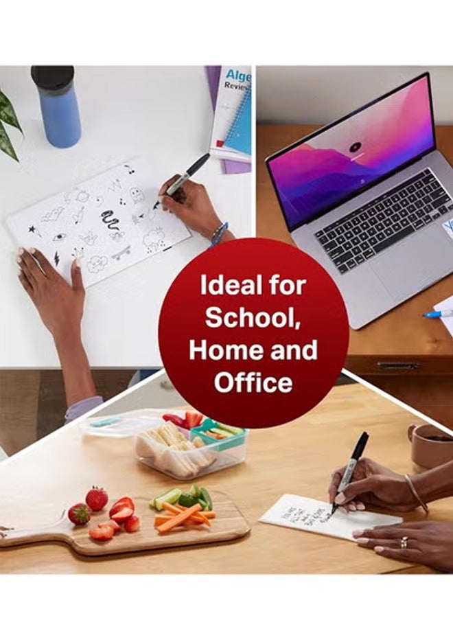 Sharpie 8-Piece Neon Permanent Marker Set – Bright Multicolour Markers for Writing, Art & Creativity - Image 3