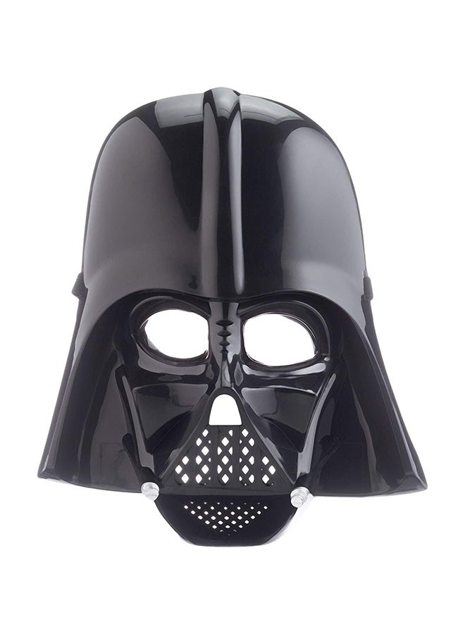 Dark Sci-Fi Space Trooper Mask – Full Face Plastic Costume Helmet for Kids & Adults – Standard Size for Halloween, Cosplay & Dress-Up - Image 2