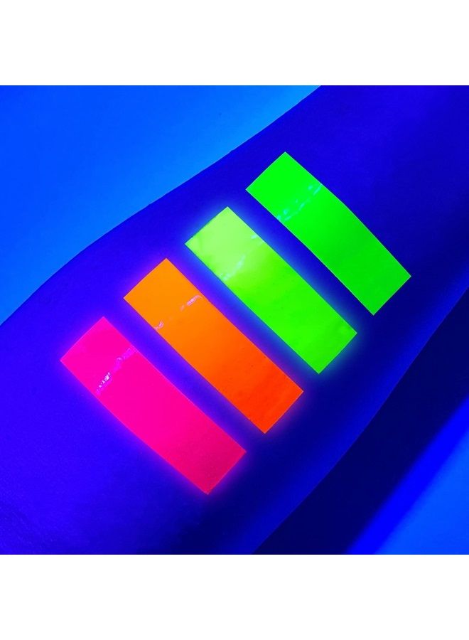 UV Glow Blacklight Face and Body Paint 0.34oz - Neon Fluorescent (0.34 Fl Oz (Pack of 4)) - Image 3