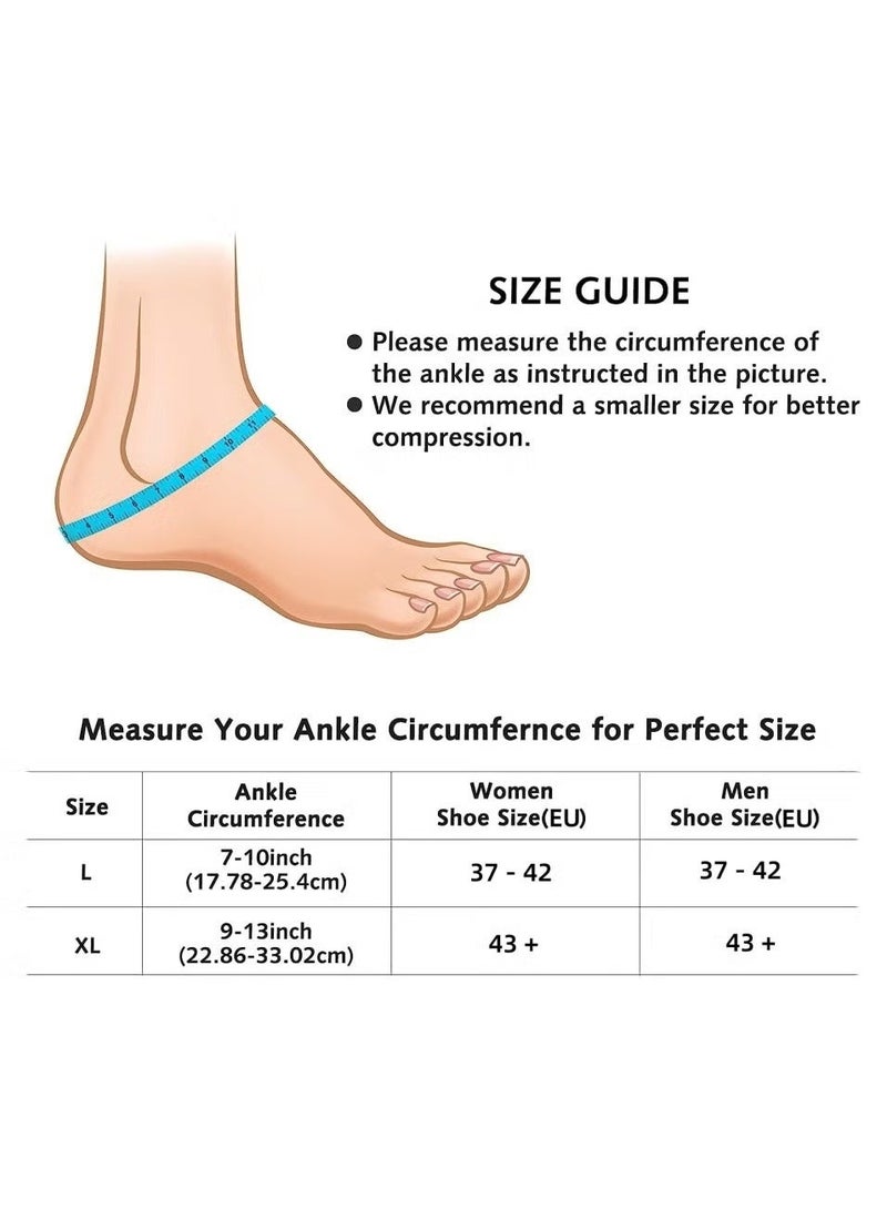 general Ankle Foot Gel Ice Pack Wrap for Injuries Hot and Cold Therapies Achilles Tendonitis Plantar Fasciitis Swelling Sprained Post-Surgery Recovery Reusable and Flexible - Image 1