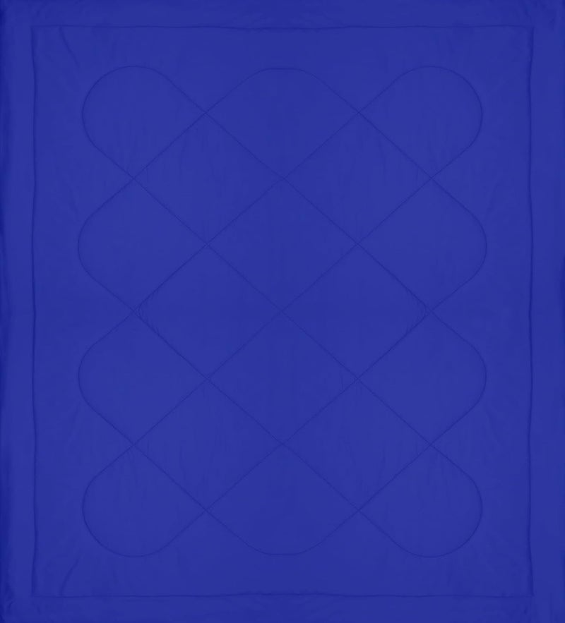KEA KEA Microfibre Reversible Single Bed ComforterDuvet for All Weather Royal Blue 250GSMComforter Single  - Image 4