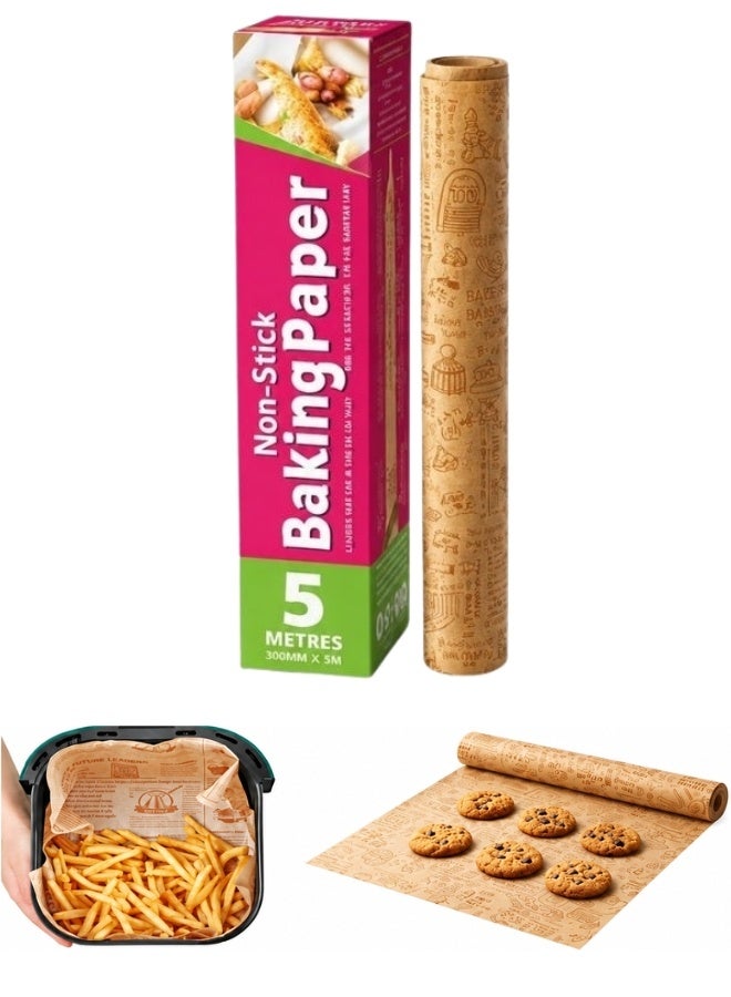 ورق تغليف طعام مقاوم للدهون بتصميم جريدة كلاسيكي Vintage Newspaper رول واحد مقاس 5 متر × 30 سم – ورق Food Grade مقاوم للزيوت لتغليف البرجر والشاورما والسندويتشات والبطاطس المقلية والدجاج المقلي والمعجنات والحلويات والمخبوزات، مناسب للتيك أواي وصواني وسلال التقديم والمطاعم والكافيهات والمخابز وعربات الطعام - Image 1
