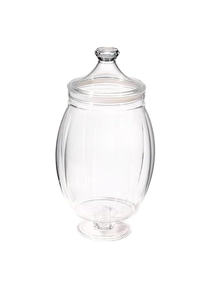 Green Tiger Acrylic Canister, Acrylic Jar With Lid, Canister Jar Set for Kitchen, Food Storage Containers For Pantry and Countertop, Apothecary Jars for Bathroom Storage Organizer, Candy Jar - Image 2