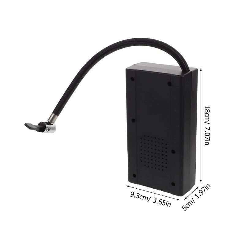 Portable Tire Pump Multi Function Inflator With Tire Pressure Gauge Essential Car Tool For Trips Emergency Tire Repair - Image 5