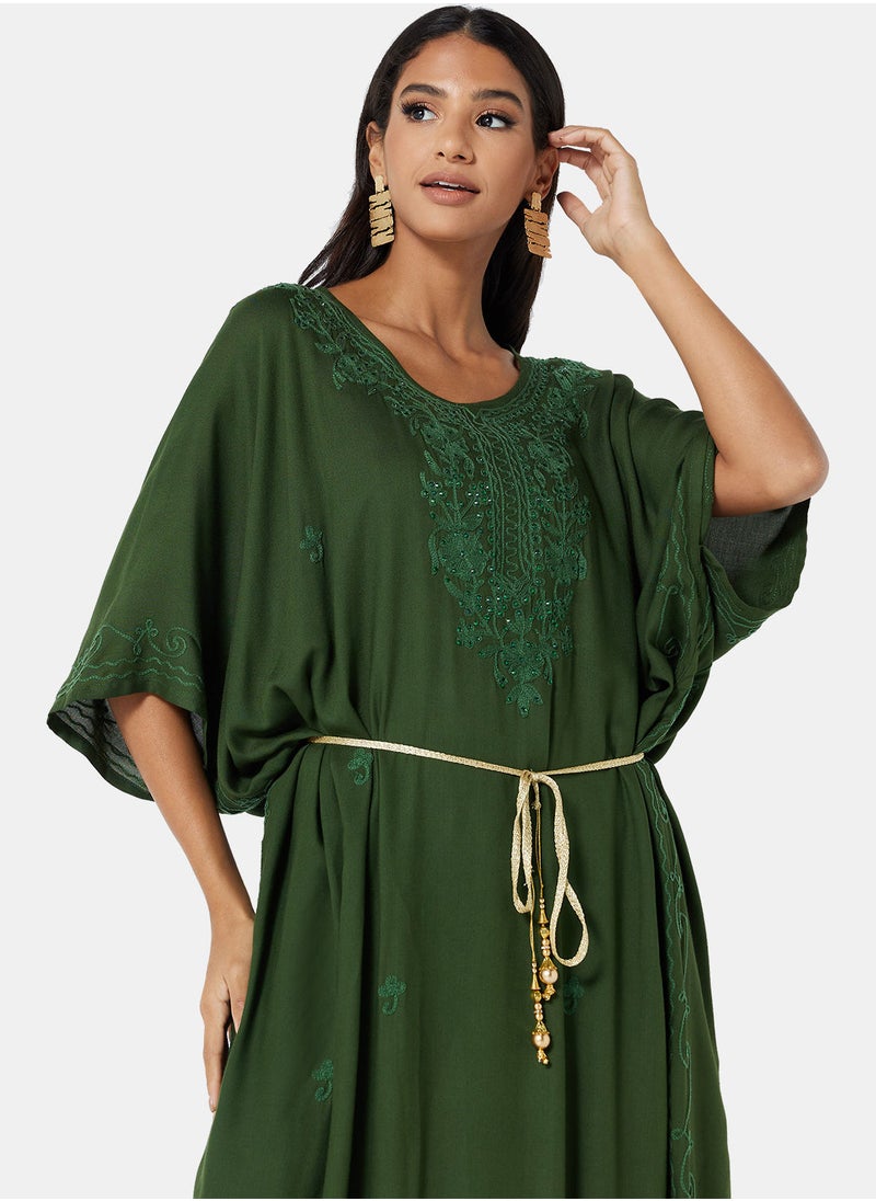 ARABIAN CLOSET EMBROIDERED KAFTAN  - Image 4