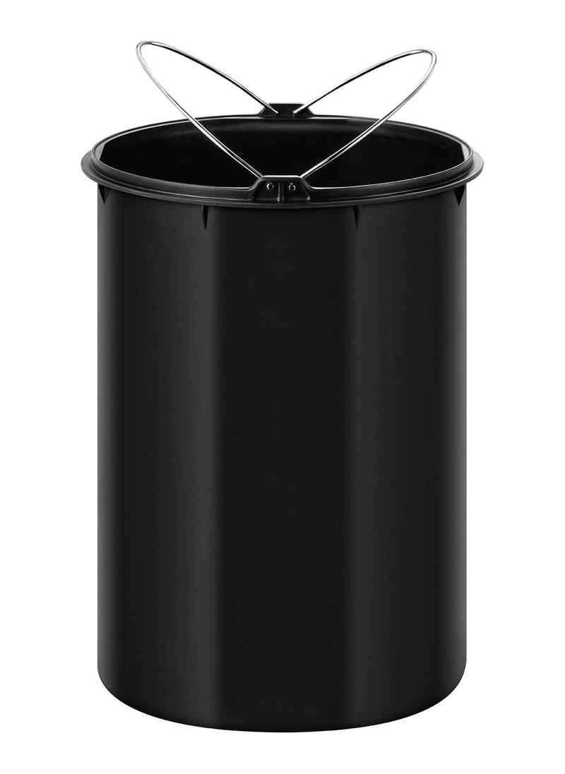 EKO - EKO 12L Pedal Bin Serene - Silver | Compact Step Round Bin with Soft-Close Lid | Fingerprint-Resistant Finish | Removable Inner Liner | Bag Stabilizer - Image 1