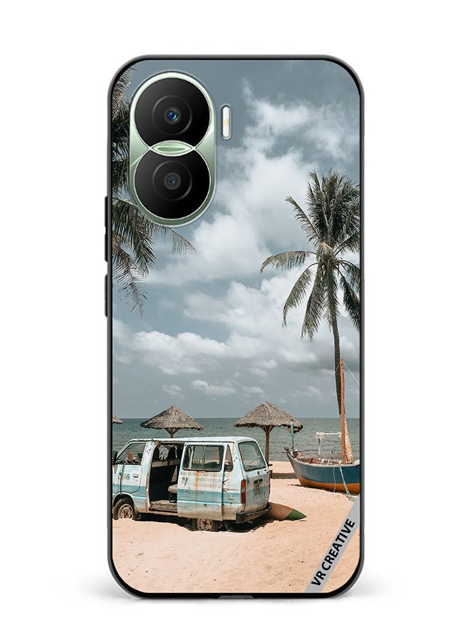 VR CREATIVE Protective Case Cover For Honor Play7T Pro Moody Summer Day Design Multicolour - Image 1