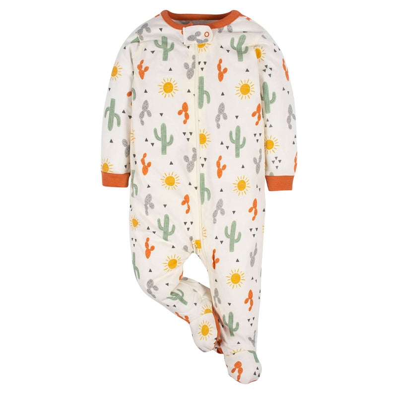 Gerber Unisex Baby 4 Pack 'N Play Footie And Toddler Sleepers, Southwest, Preemie US - Image 3
